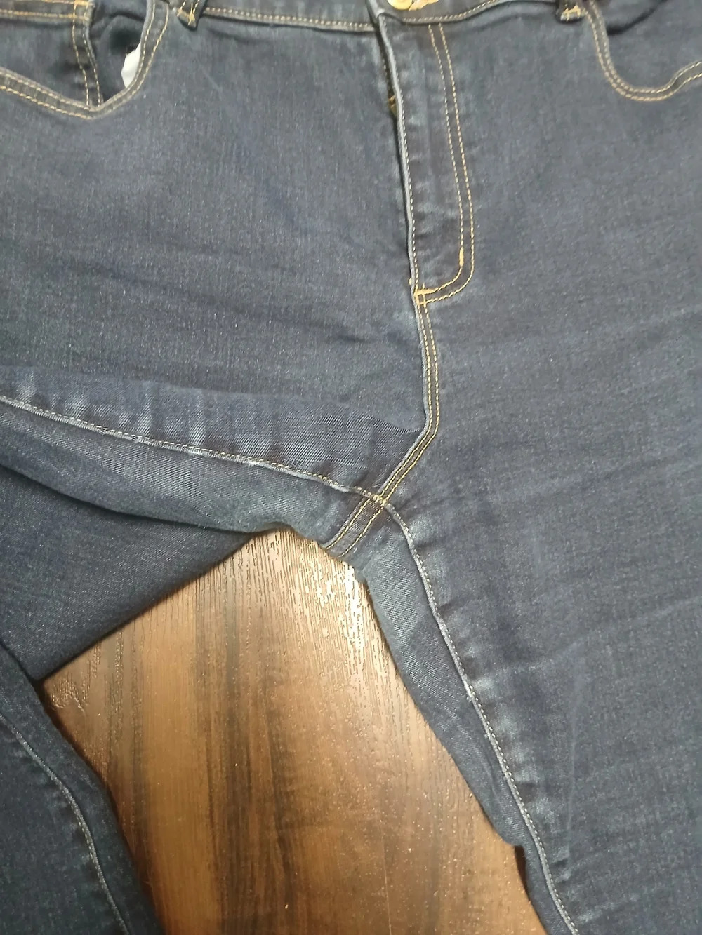 Michael Kors Dark Blue Straight Leg Jeans - Picture 5 of 6